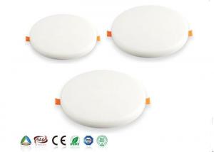  Round Plastic LED Slim Panel Light 18W 1800LM 80Ra Warm White ROHS Manufactures