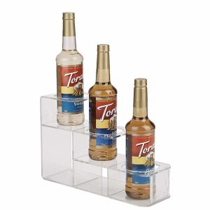  Transparent Acrylic Wine Stand Weather Resistant For Syrup Bottle Storage Manufactures