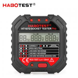  HABOTEST HT107D RCD Test EU Plug Wall Socket Tester With LCD Display Manufactures