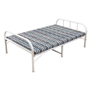 China Portable Sturdy Frame Metal Single Bed With Mattress Wear Resistant ISO9001 on sale