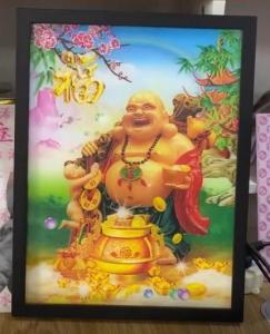  Customized big size 3D Lenticular Photo Printing with strong 3d depth effect made by injekt printer in China Manufactures