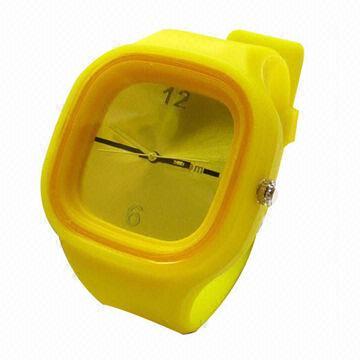 China Fashionable Silicone Watch, Fit for Kids, with Lovely Colors on sale