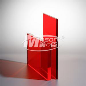  Red Color Acrylic Sheet High Gloss Plastic Sheets Acrylic Board Manufactures