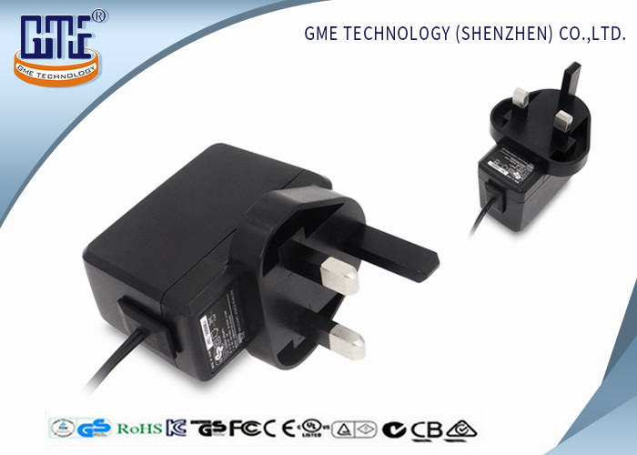  AC DC Wall Mount Power Adapter 220v to 12v 0.5a UK Plug Black and White Manufactures