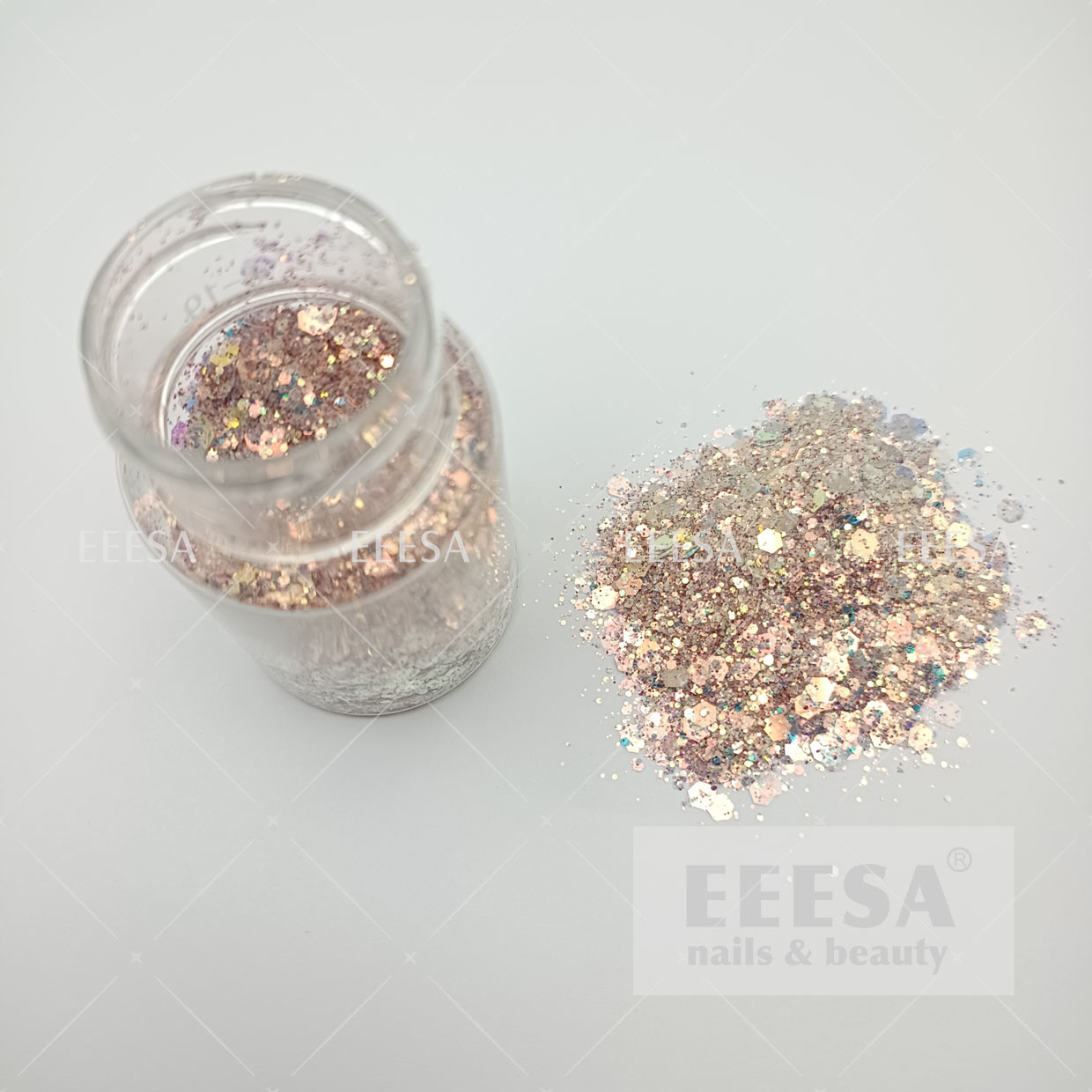  For Nails Beauty Designs Art Decoration Affect Gel Nail Iridescent Glitter Manufactures