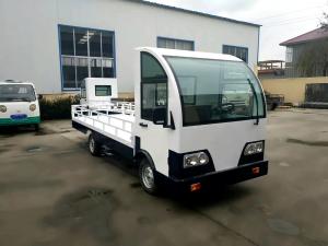 China Customized Electric Platform Truck , Enclosed Cab battery operated platform truck on sale
