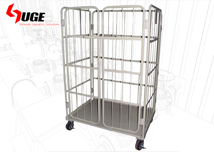 Nestable Heavy Duty Warehouse Trolley With Large Capacity 800*600*1450 mm