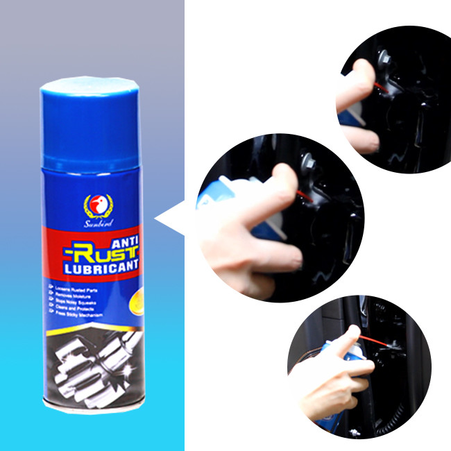  Silicone Anti Rust 450ml Water Based Lubricant Spray Penetrating Grease Manufactures