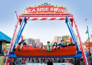  Double Sided Pirate Ship Amusement Ride With Dynamic Music And Gorgeous Lights Manufactures