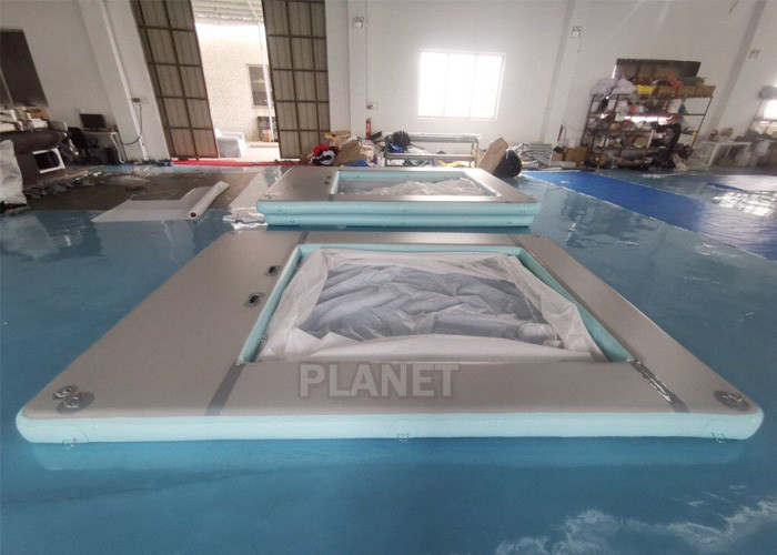  Anti Jellyfish Yacht Inflatable Floating Ocean Pool With Net Manufactures