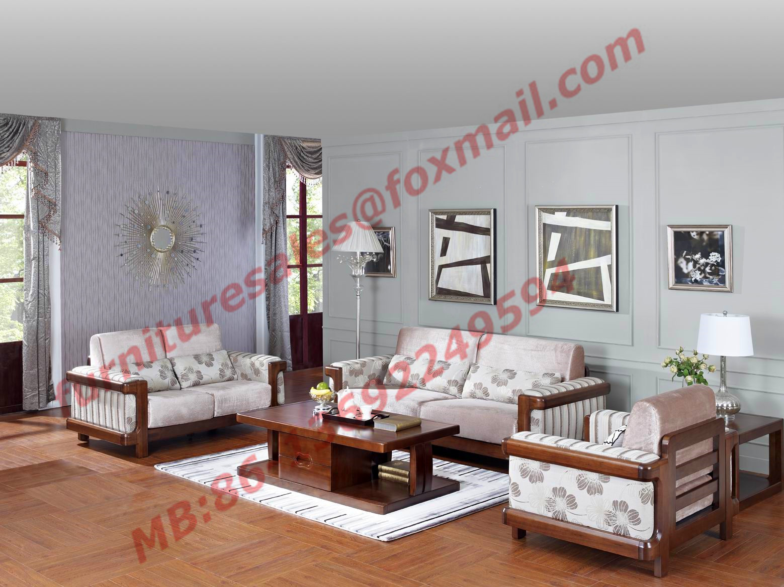  High Quality 1+2+3 Wooden Sofa Set from Shenzhen Right Home Furniture in Shenzhen China Manufactures