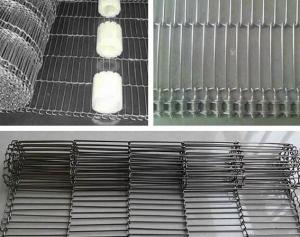 China 0.9mm To 2.8mm Flat Flex Wire Conveyor Belt With Various Edge on sale