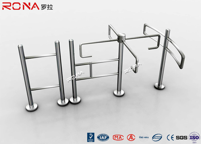  Entrance Revolving Gate Half Height Turnstiles 0.2s Opening / Closing Time Manufactures