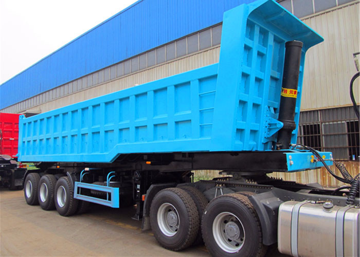 China CIMC 32 CBM bulk heavy duty tipper trailer 3 axle semi trailer tipper on sale on sale