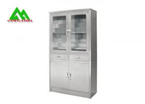 China Hospital Floor Standing Medicine Cabinet , Medical Storage Cupboards Multi Layer on sale