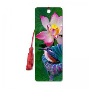  High Definition 3D Lenticular Bookmark 6 x 12 cm 4 Colors Customized Manufactures