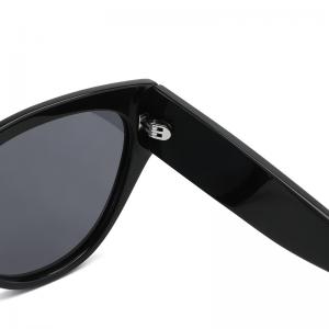  Fashion Women Black Cat Eye Handmade Acetate Sunglasses YDMB1020 Manufactures