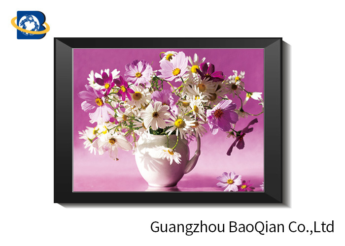  Eco - friendly Flowers 3D Lenticular Pictures For Home Decoration A3 A4 Size Manufactures