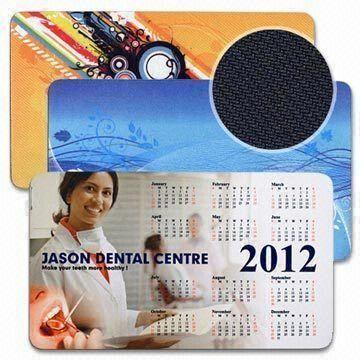  Microfiber Notebook Mouse Pads in Size of 275 x 160mm, with 3 Functions Manufactures