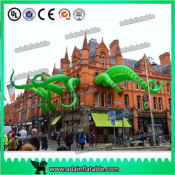  2017 New Brand Event Party Decoration Green Inflatable Octopus Legs 5M Manufactures