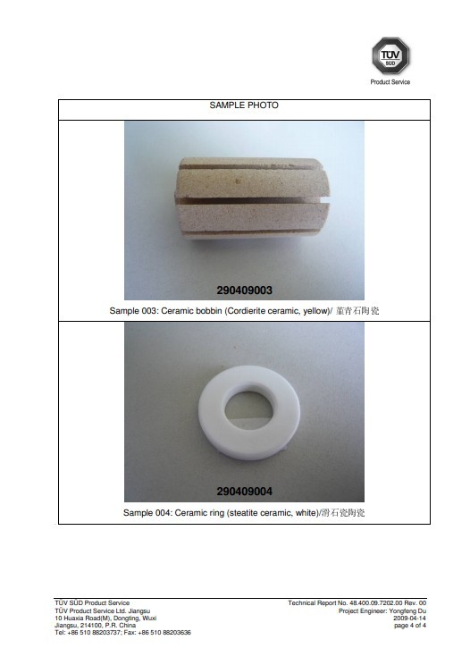 Yixing Feifan Ceramics Co.,Ltd Certifications
