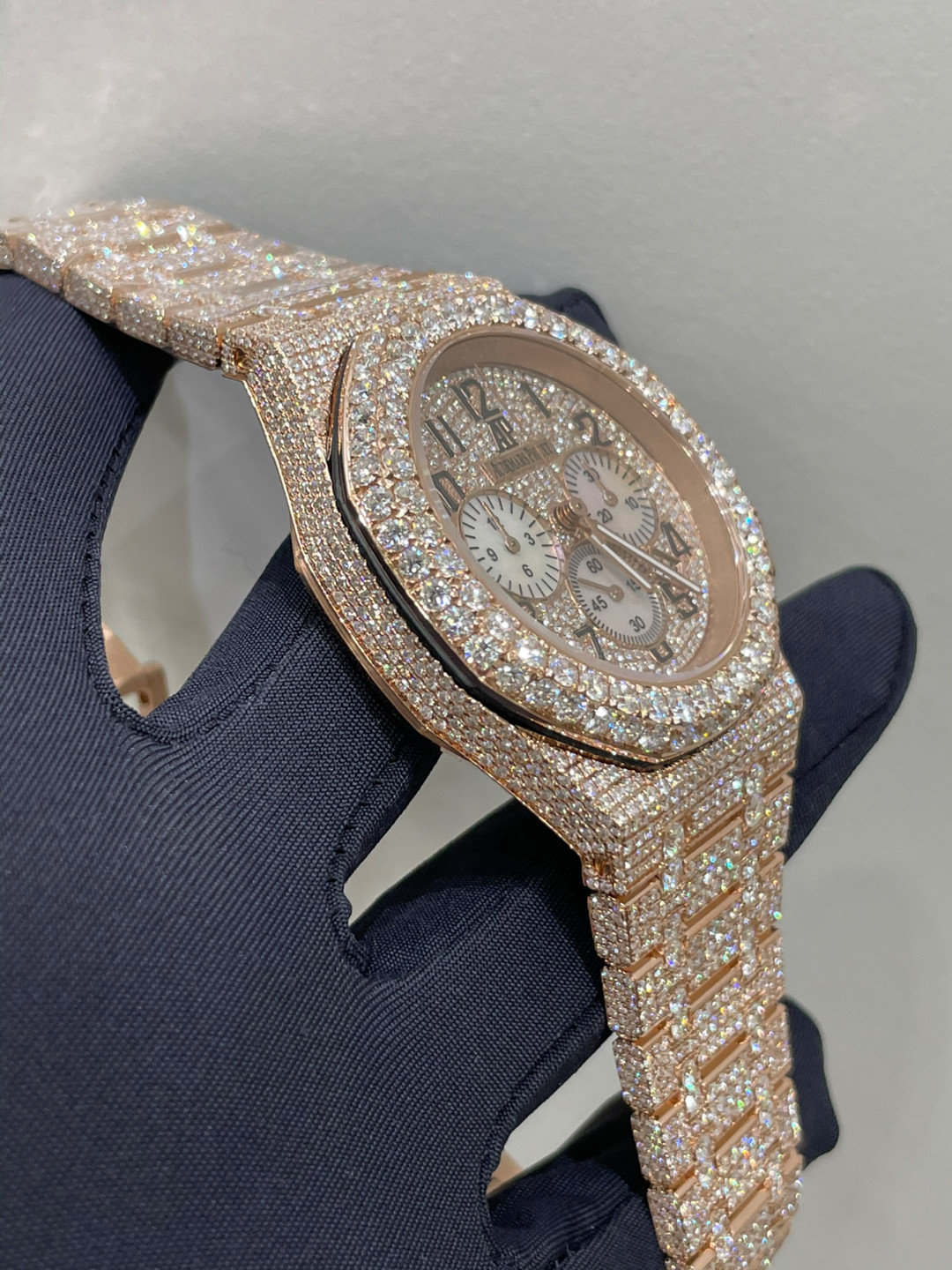  Full Diamond Luxury Watch Vvs Moissanite Watches For Man Rapper Manufactures