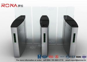  Building Access Control Turnstile Flap Barrier Automatic With Polishing Surface Manufactures