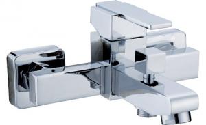  Polished Wall Mounted Bathtub Mixer Taps for Bathroom , Single Handle Shower Faucet Manufactures