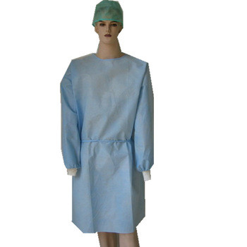  Cheap Disposable Hospital Pe Coated Sterile Isolation Gown Non Surgical Manufactures