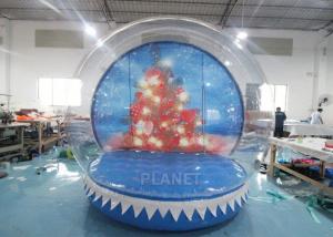  0.8mm Transparent Inflatable Snow Globe Photo Booth Manufactures