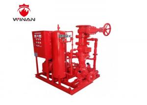 China Centrifugal Emergency Fire Water Pump System Low Pressure 30-1250GPM Flow on sale
