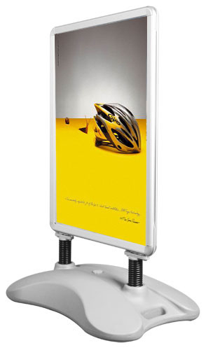  Double Sided Outdoor Banner Stands Snap Frame Poster Display Stand Manufactures
