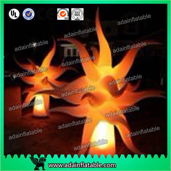 Event Decoration Lighting Inflatable Flame Model,Inflatable Pillar With LED Light Manufactures