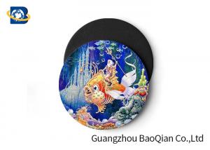  Fish Image 3D Printing Lenticular Coasters No Suction Cup Bath Mat Plastic Placemats Manufactures