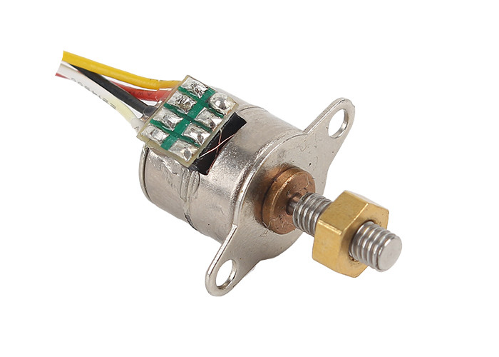 China 18ohm Small DC Electric Motors 10mm PM Micro stepper motor With Lead Screw 18° Step angle on sale