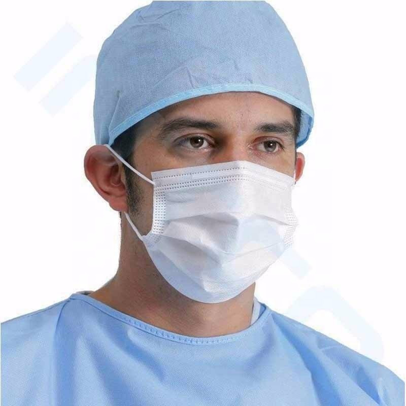  High Filtration Disposable Medical Mask / 3 Ply Non Woven Face Mask Manufactures
