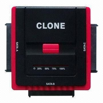 Buy cheap USB 2.0 Portable Hard Drive Docking Stations with Cloning Function/3 SATAs/2.5/3 from wholesalers