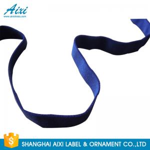  Decorative Coloured Fold Over Elastic Webbing Straps For Underwear Manufactures