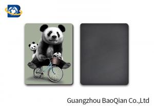  Lovely Panda Photo Lenticular Magnet Souvenir Customized Size SGS Certificated Manufactures