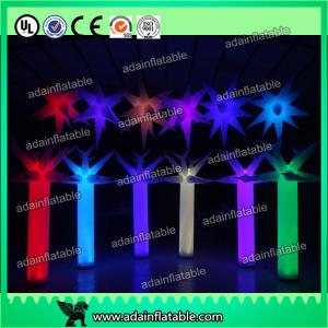  300cm LED Inflatable Pillar Lighting Decoration, Inflatable Light Column,Inflatable Star Manufactures