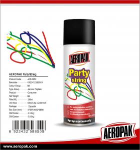  AEROPAK party string Manufactures