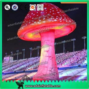  3.5mH Ligthting Inflatable Mushroom Props Model Oxford Material For Event Decoration Manufactures