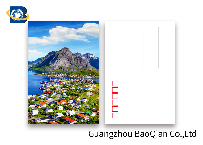  Scenery 3D Lenticular Postcards / 3 Dimensional Lenticular Greeting Card Manufactures