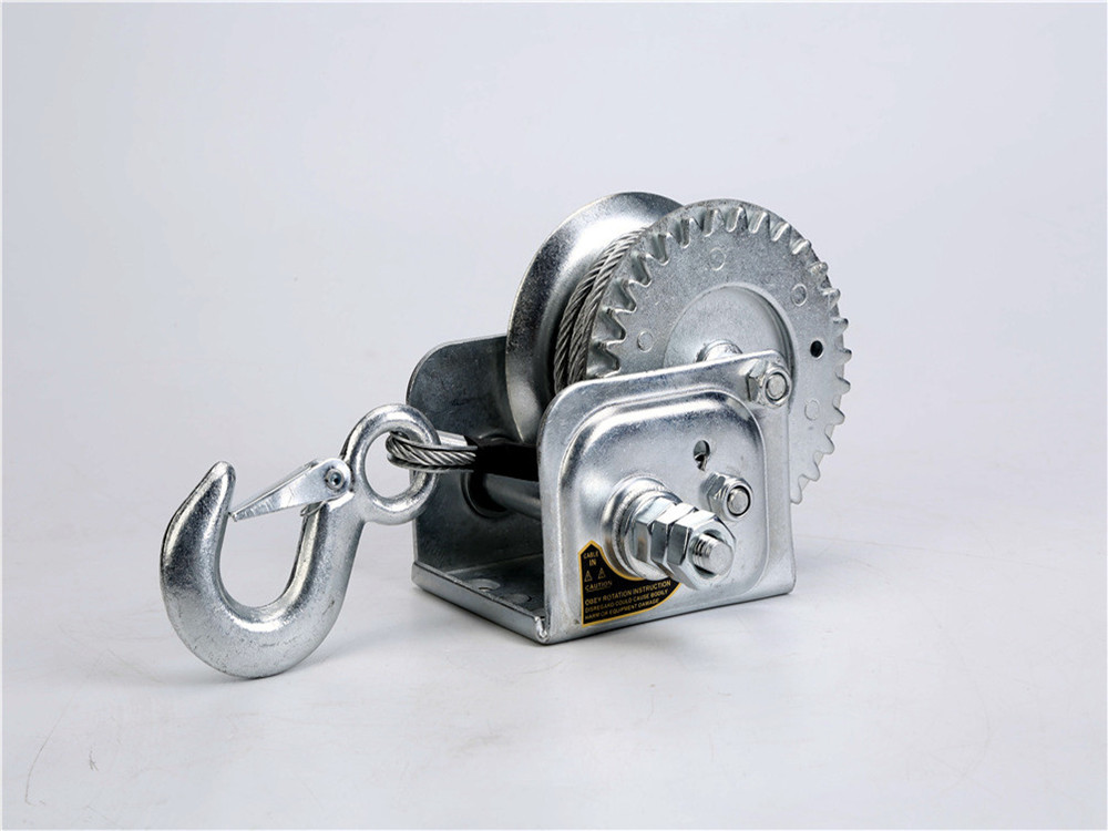  600lbs Heavy Duty Steel Cable Manual Crank Winch For Boat ATV Manufactures