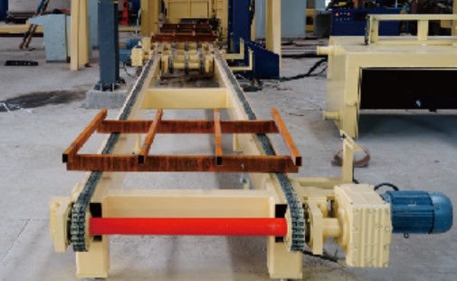  1000KG 19r/min AAC Machine Vertical Chain Conveyor Manufactures