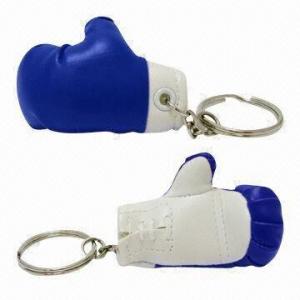  Synthetic Leather Mini Boxing Glove Keychain in Small Size Manufactures