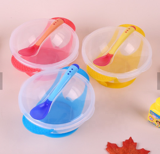 China FDA Approved Silicone Mold Tools BPA / Latex Free Baby Feeding Bowl With Spoon on sale