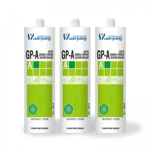  Glass Sealing GP Silicone Sealant Clear Acetic Cure Sealant Manufactures