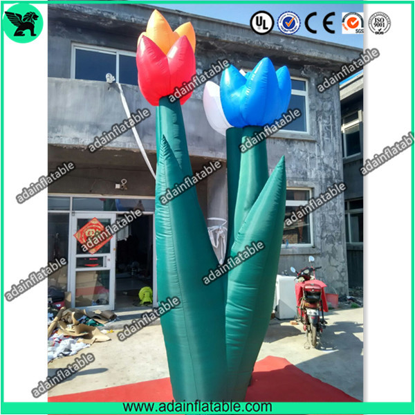  Spring Indoor Outdoor Event Party Decoration Inflatable Tulip Flower Stage Decoration Manufactures