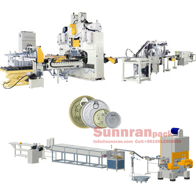 Quality Sunnran Brand Easy Open End Machine 1000×1100mm Sheet Size for sale